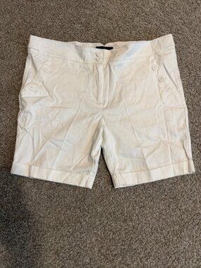 LImited White Shorts Size 14